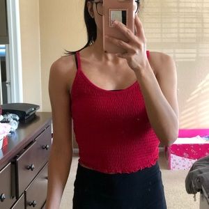 Hollister Red crop top